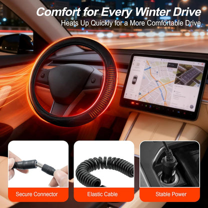 WarmGrip Heated Steering Wheel Cover