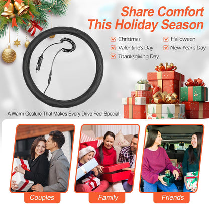 WarmGrip Heated Steering Wheel Cover